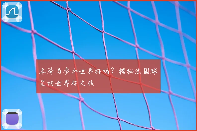 本泽马参加世界杯吗？揭秘法国球星的世界杯之旅